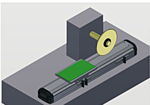 直线滑台模组应用于PCB电路板切割装置