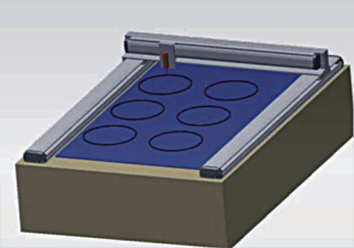 XY轴龙门机械手应用于玻璃基板切割作业